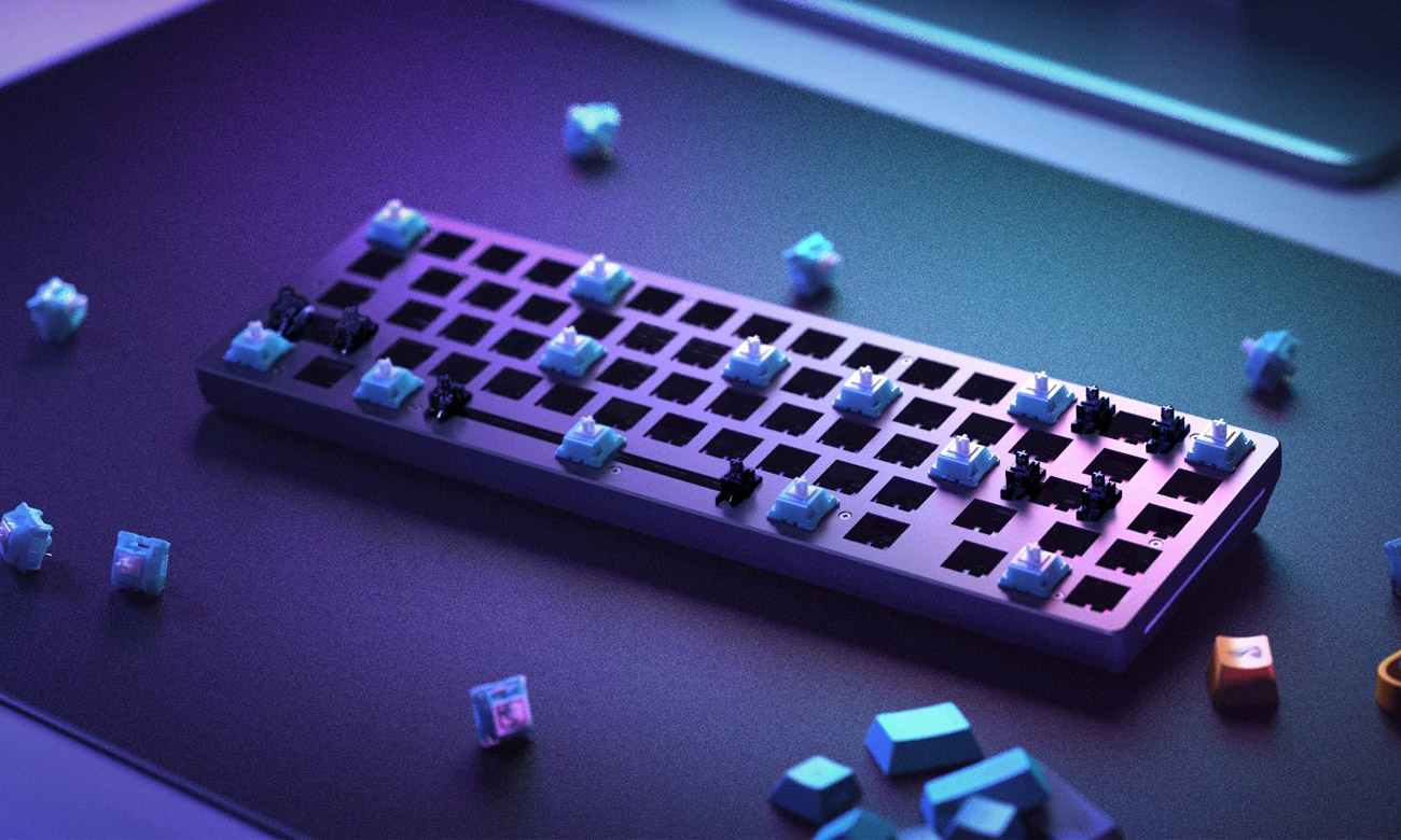 Glorious PC Gaming Race GMMK 2 Barebone konstrukcja Hot Swap