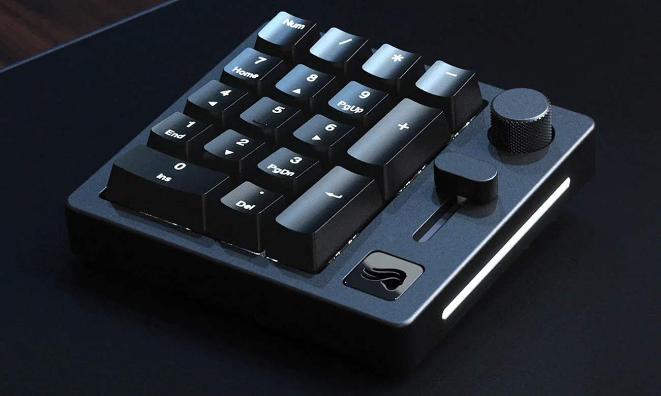 Klawiatura numeryczna Glorious PC Gaming Race GMMK Wireless Numpad Czarna - Łączność bezprzewodowa Bluetooth 5.0 LE