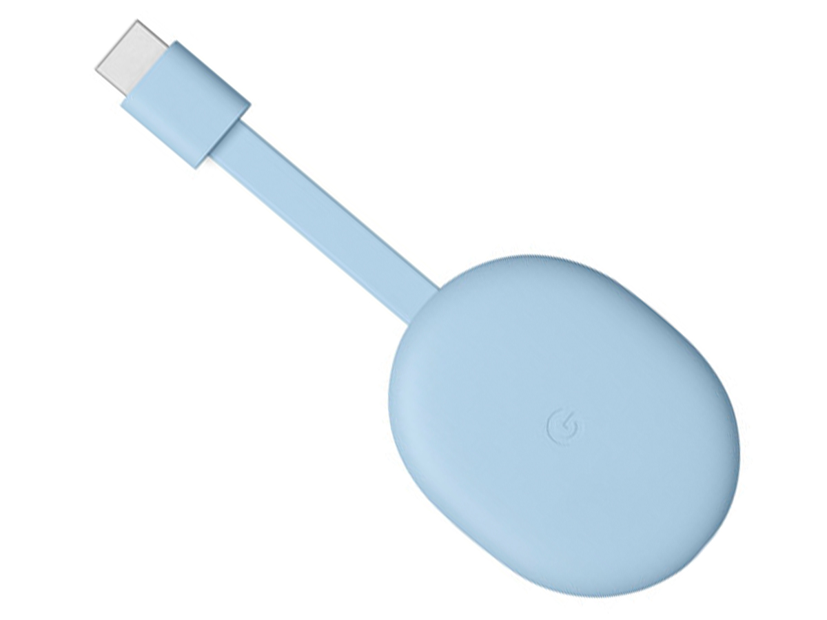 Google Chromecast 4.0 Multimedia-Player Blau - Allgemeine Ansicht