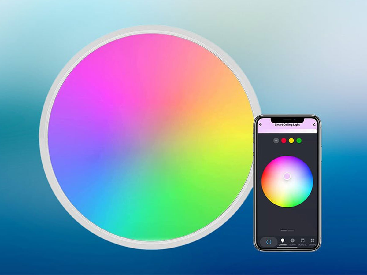 Intelligente Deckenleuchte Wi-Fi/Bluetooth Gosund LB12 - Lifestyle-Grafik