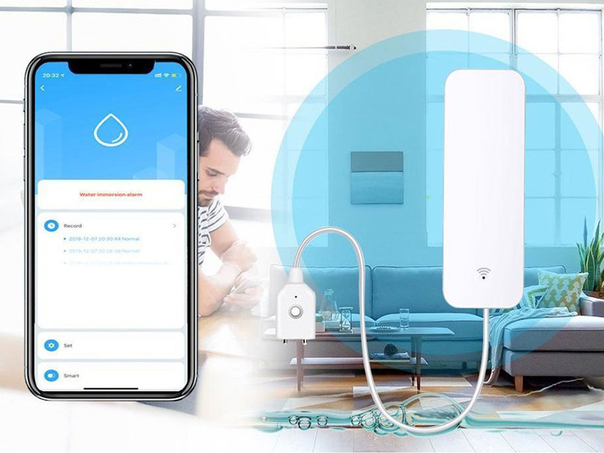 Intelligenter Wasserleck-/Überflutungssensor Gosund S5 – Kontrolle behalten