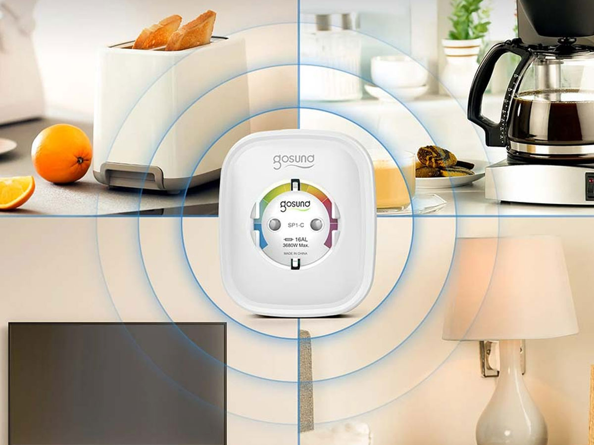 Gosund Smart WiFi-Steckdose SP1-H, 2 Stück (HomeKit)