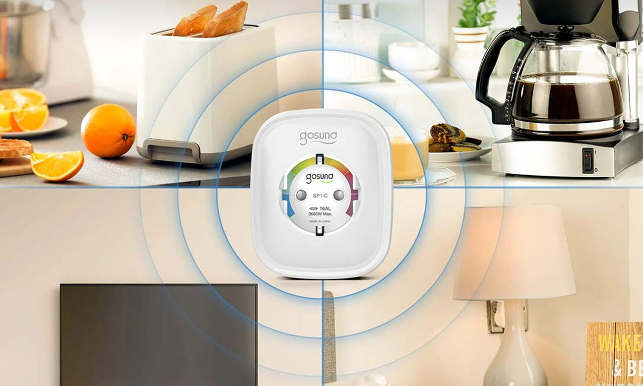 Gosund Smart WiFi-Steckdose SP1-H, 2 Stück (HomeKit)