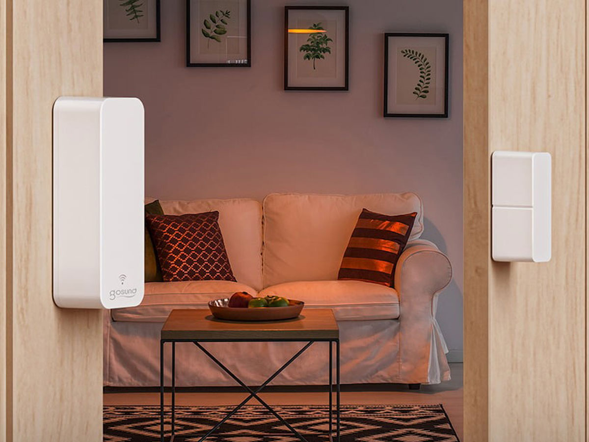 Intelligenter Tür- und Fensterkontakt Gosund ST18 - Lifestyle-Grafik