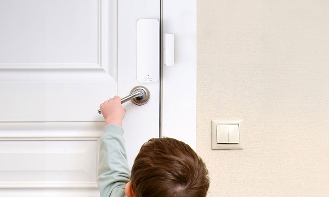 Intelligenter Tür- und Fensterkontakt Gosund ST18 - Lifestyle-Grafik