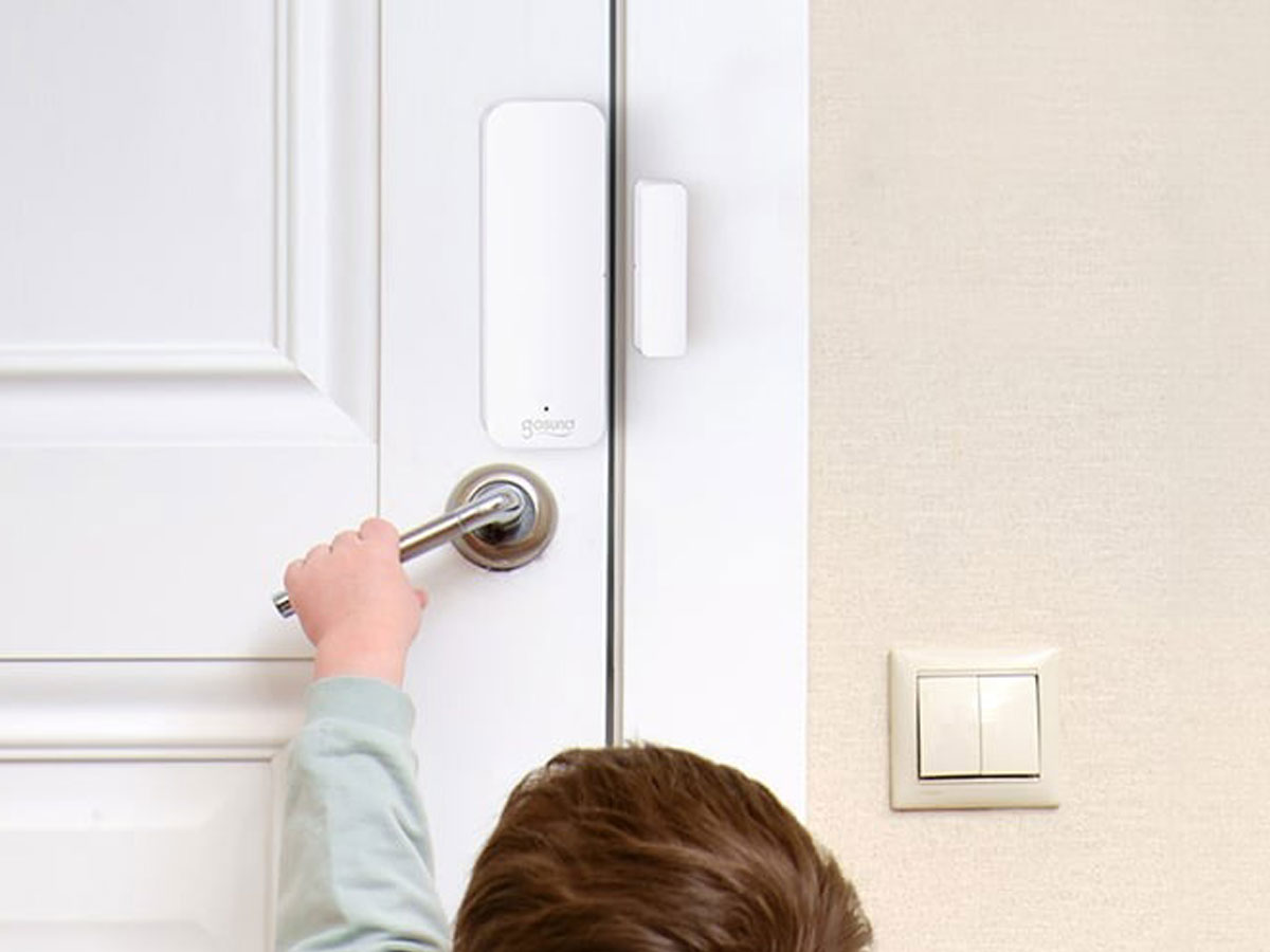 Intelligenter Tür- und Fensterkontakt Gosund ST18 - Lifestyle-Grafik