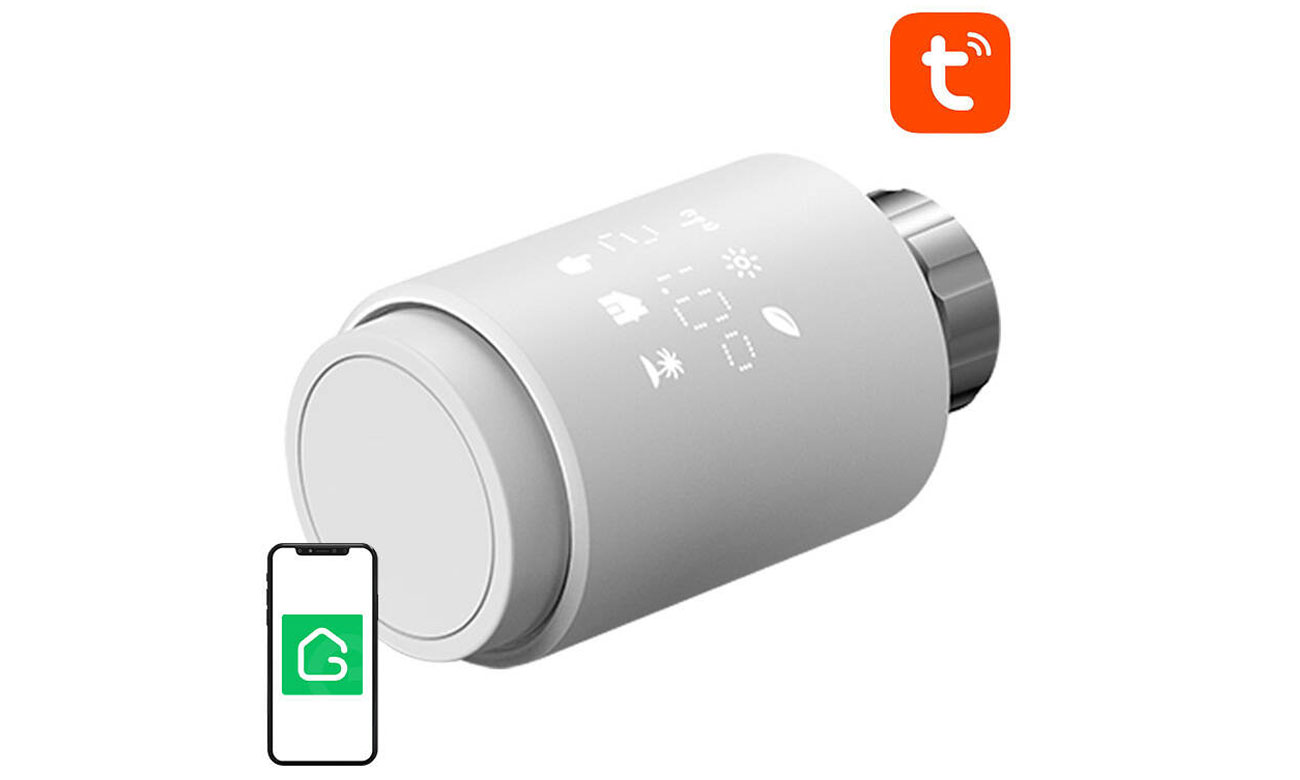 Intelligenter Bluetooth-Thermostatkopf Gosund STR1 – Gesamtansicht