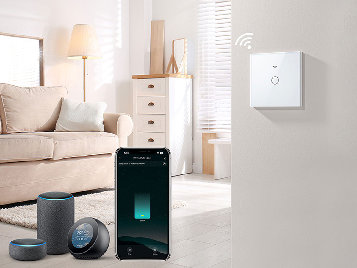 Gosund WiFi Touch-Lichtschalter SLS1 (optional N, einfach)