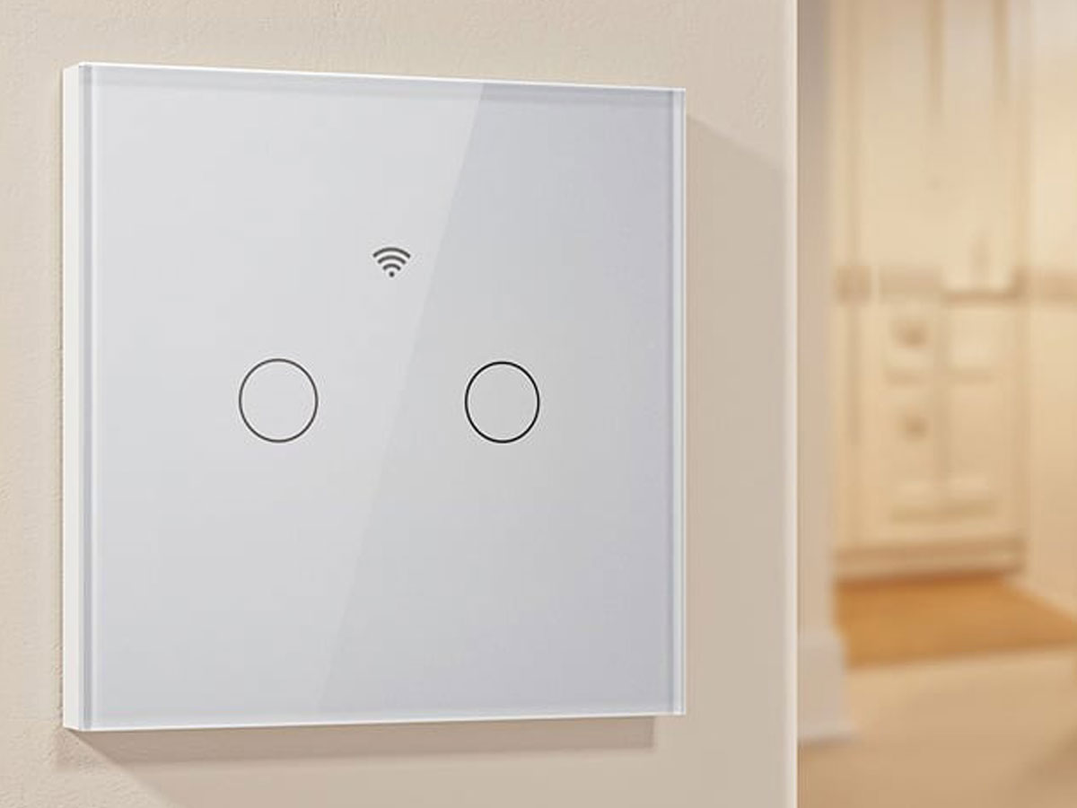 Dotykowy włącznik światła Wi-Fi Gosund SLS2 (opcjonalny N, podwójny) - Grafika lifestyle