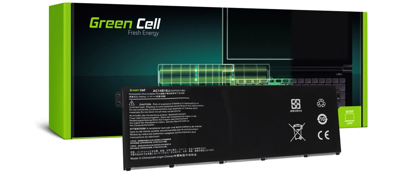 Green Cell Akku für Acer Aspire 2100 mAh