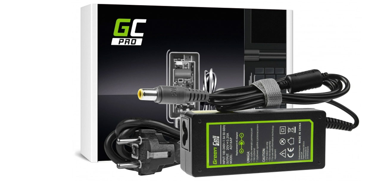 Green Cell Netzteil für Lenovo 65W