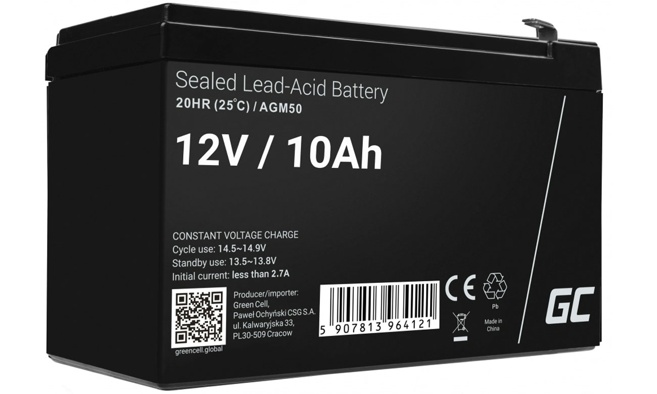 Green Cell AGM Akku 12V