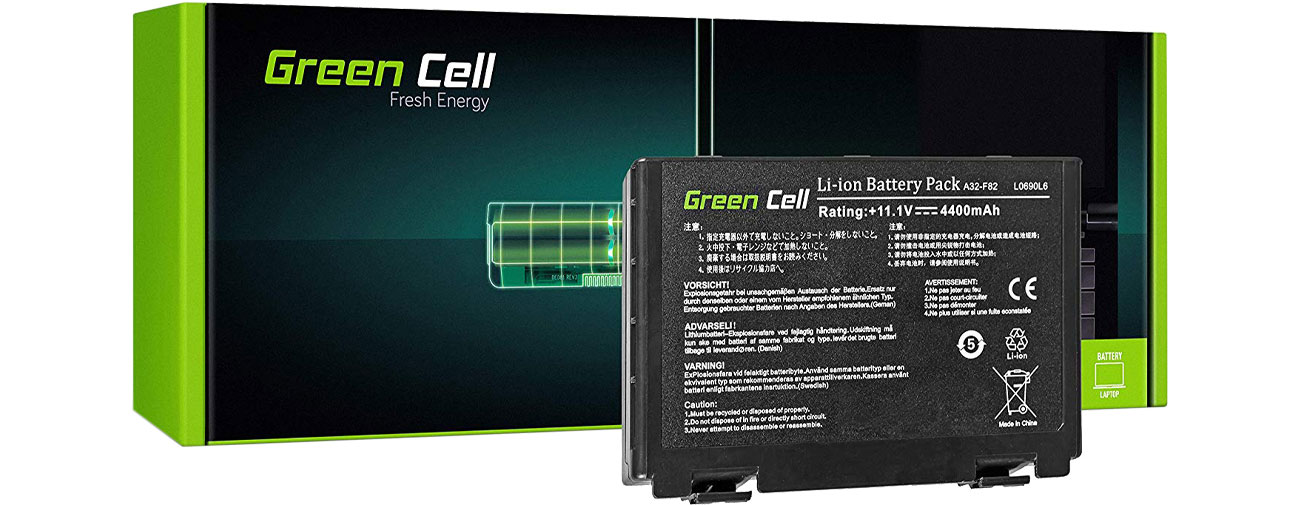 Green Cell Akku für Asus (4400 mAh, 10.8V, 11.1V) AS01