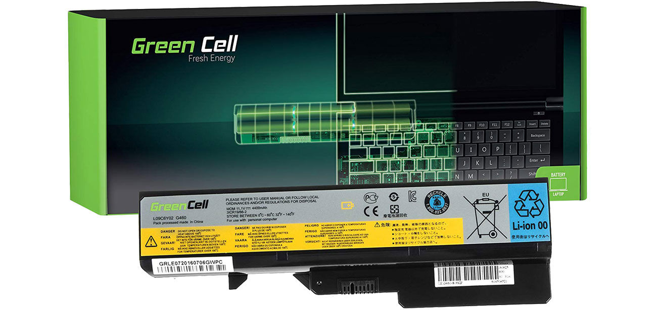 Green Cell Batterie für Lenovo (4400 mAh, 10.8V, 11.1V) LE07