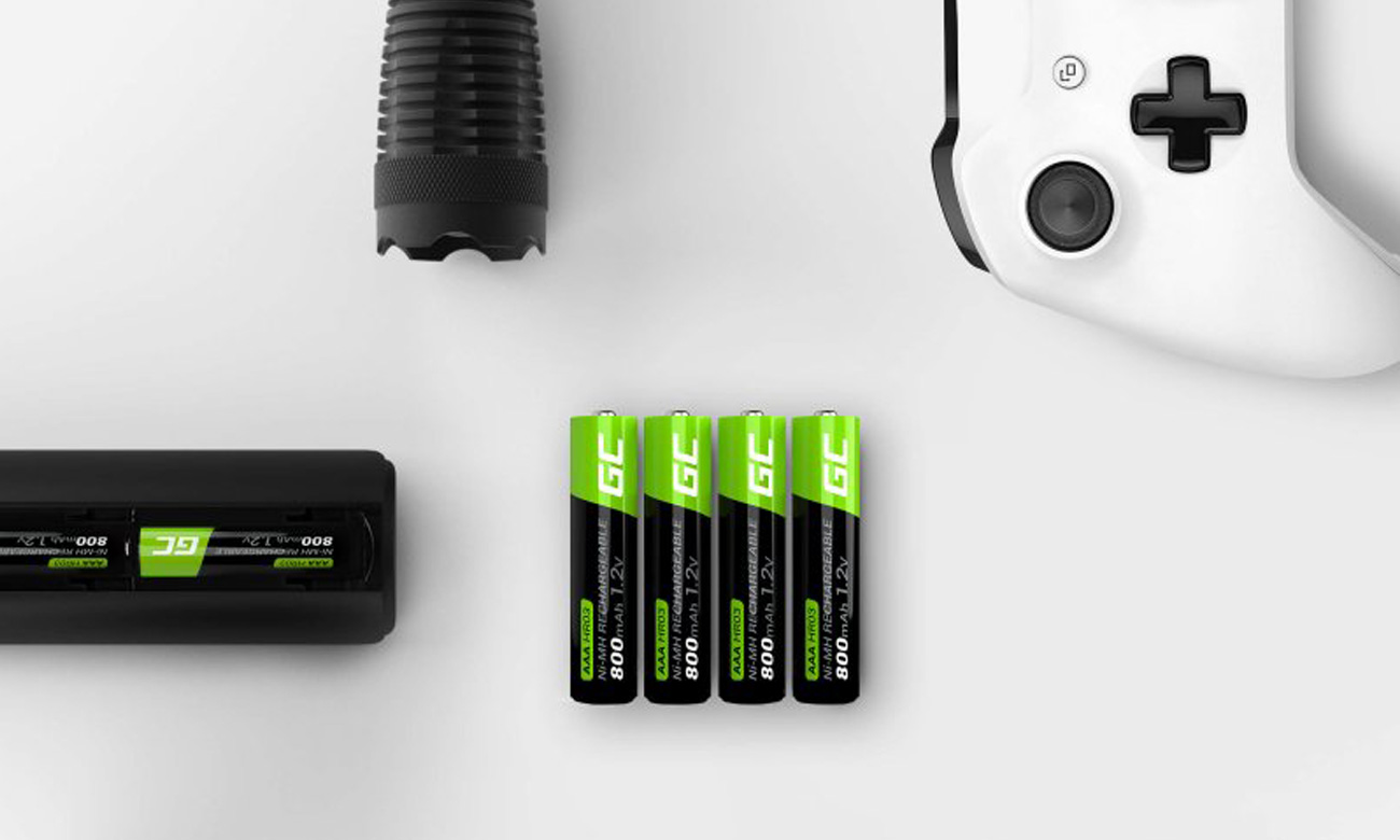 Green Cell Akkus 2x AAA HR03 800mAh GR08