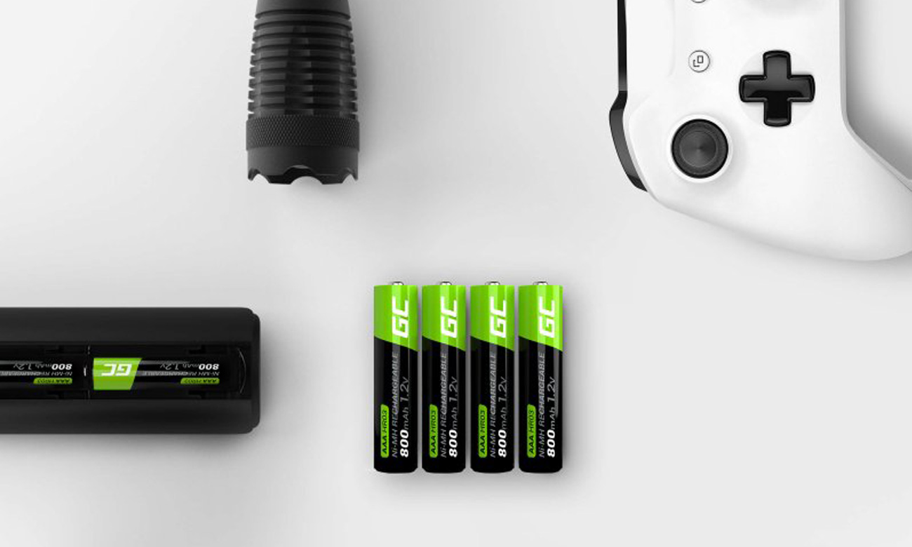 Akku Green Cell 4x AAA HR03 800mAh GR04