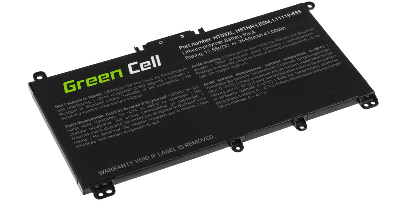 Green Cell Akku HT03XL L11119-855 für HP
