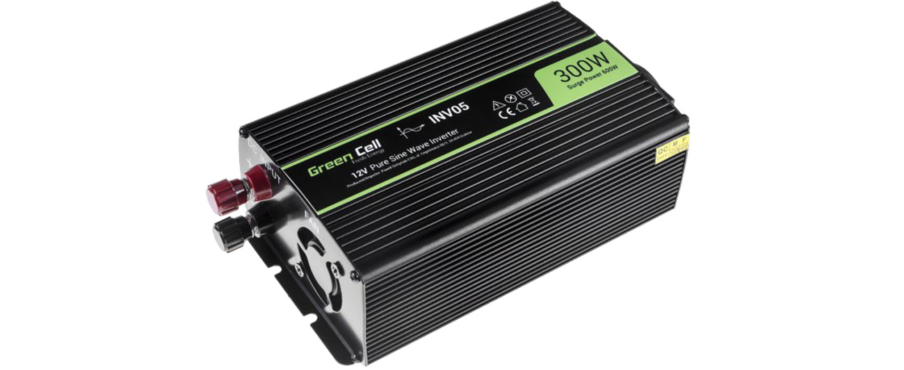 Green Cell Spannungswandler 12V auf 230V 300W/600W INV05DE