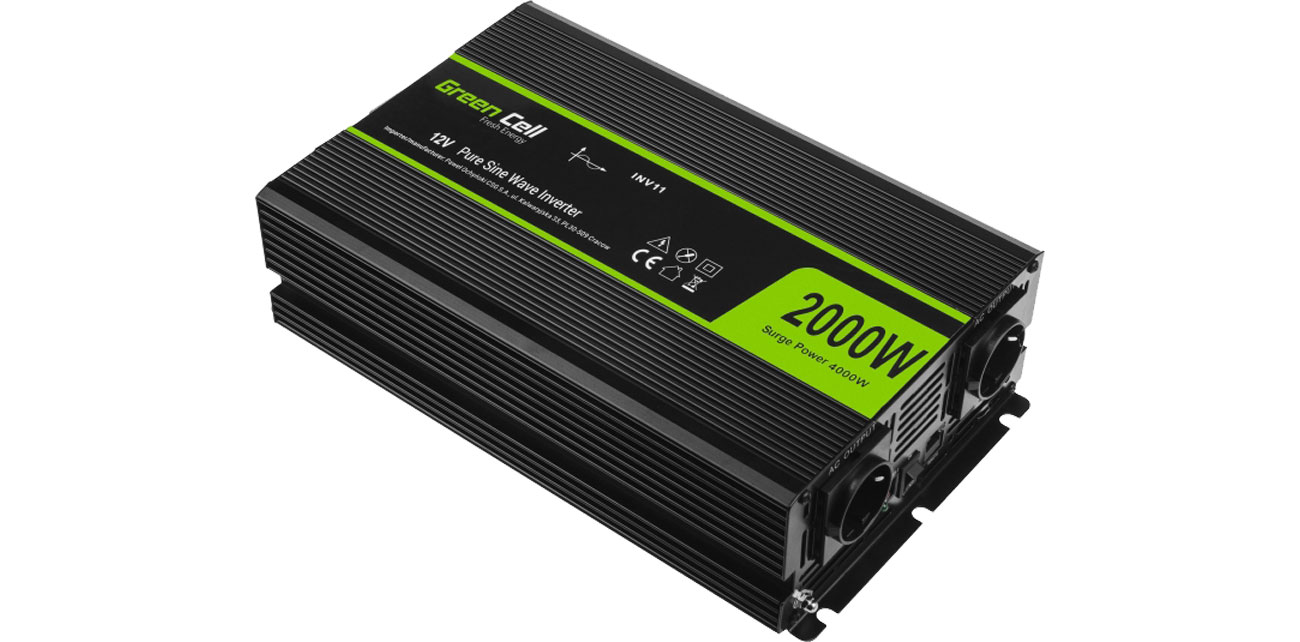 Green Cell Spannungswandler 12V auf 230V 2000W/4000W INV11