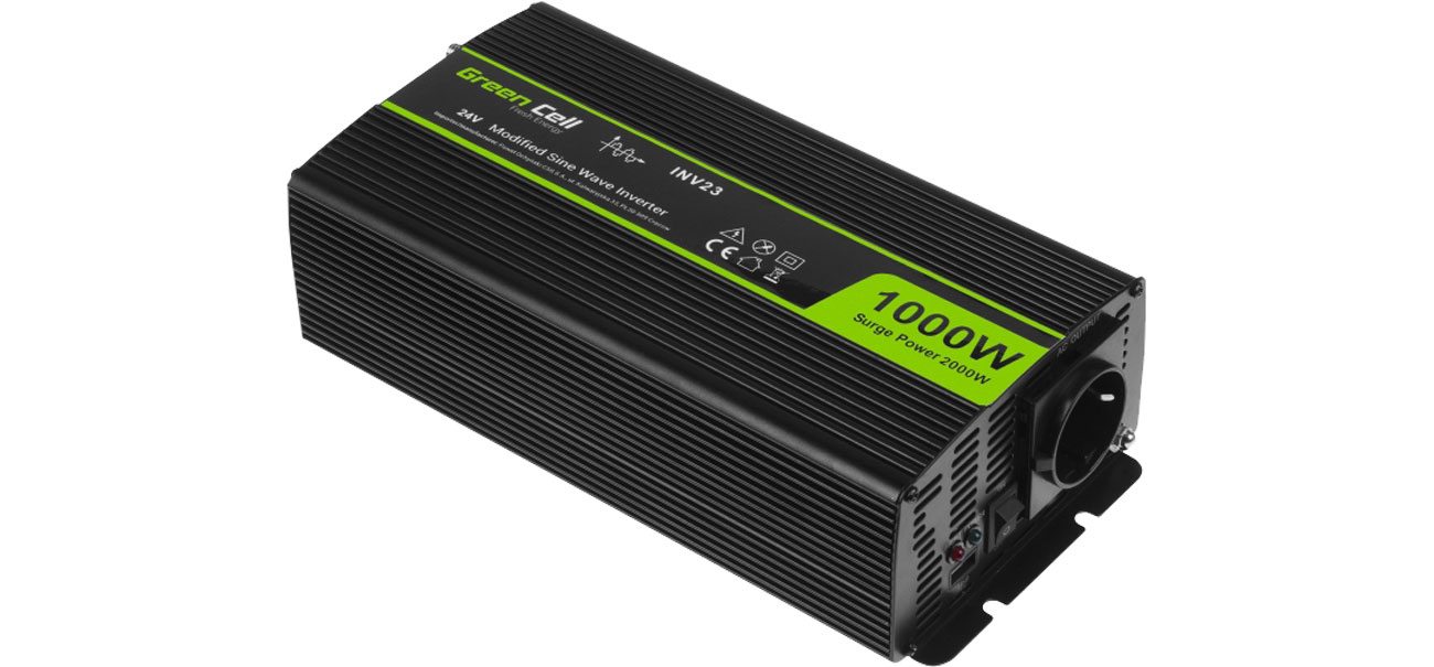 Green Cell Spannungswandler 24V auf 230V 1000W/2000W INV23