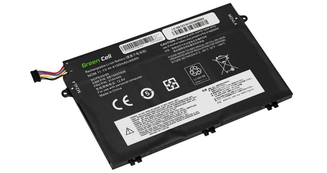 Batterie Green Cell L17C3P51 L17L3P51 L17M3P51 L17M3P52 für Lenovo