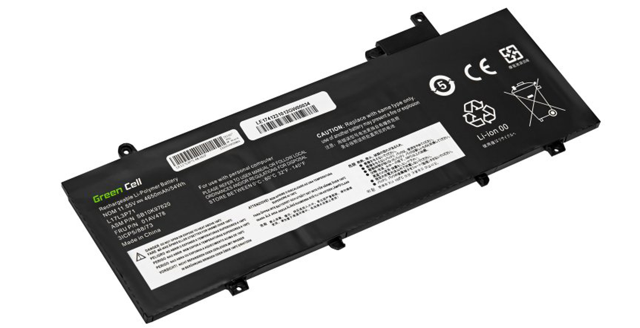 Batterie Green Cell L17L3P71 L17M3P71 L17M3P72 für Lenovo