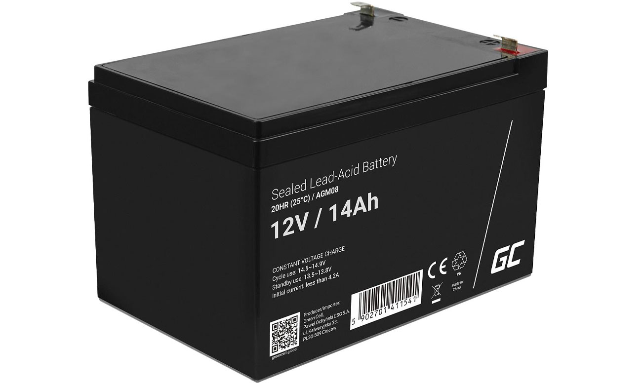 Green Cell Akumulator AGM 12V 14Ah AGM08