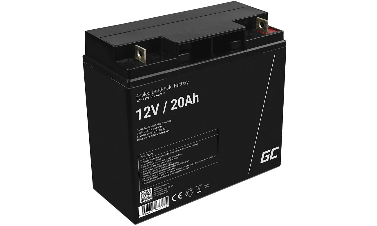 Green Cell Akumulator AGM 12V 20Ah AGM10