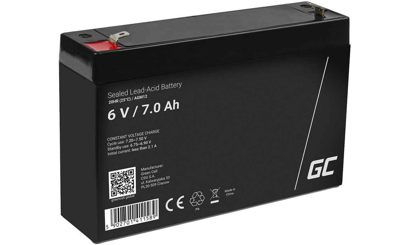 Green Cell Akumulator AGM 6V 7Ah AGM12