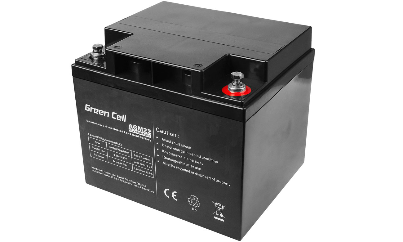 AGM VRLA 12V 40Ah AGM22 Akku