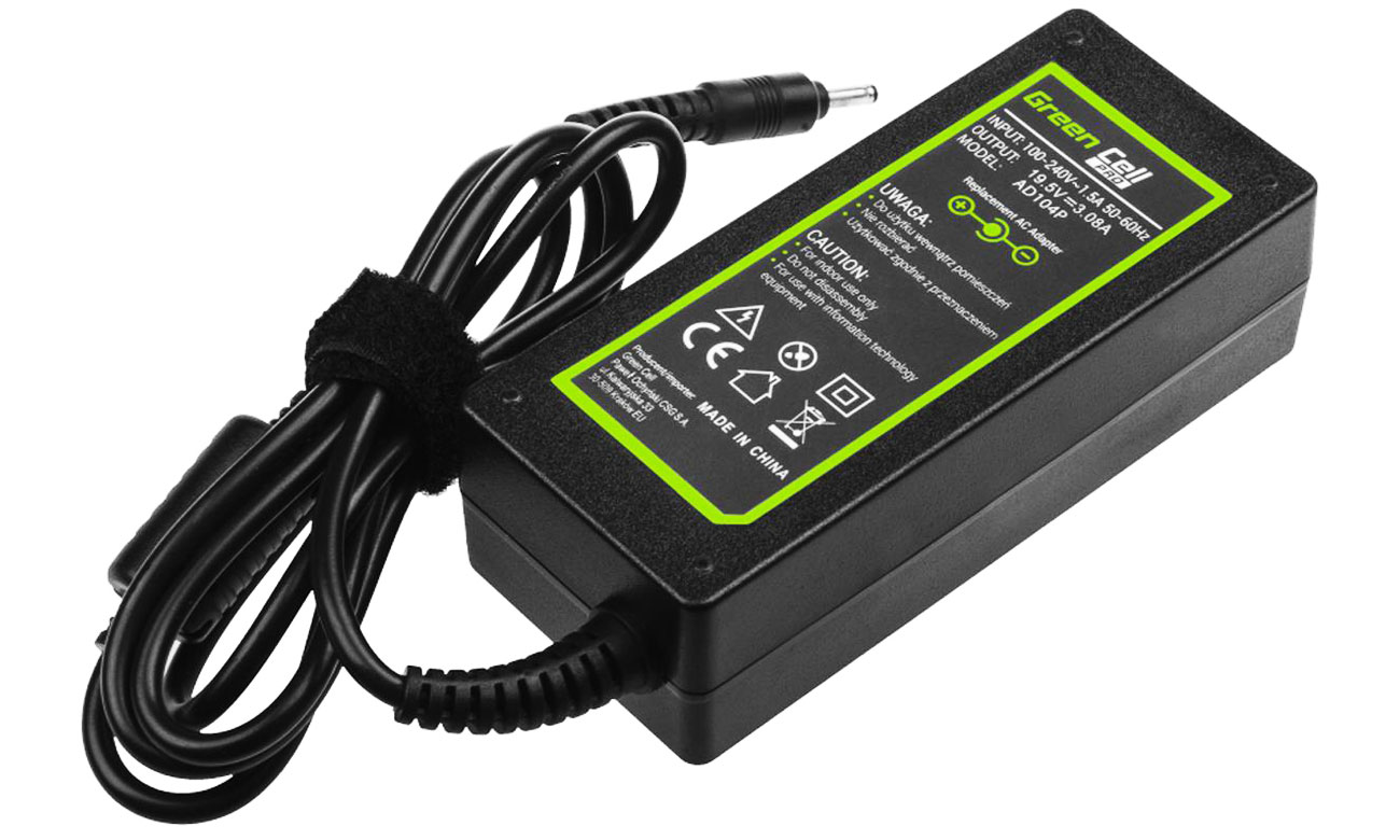 Netzteil Green Cell für Asus 60W (3.08A, 3.0-1.1mm)