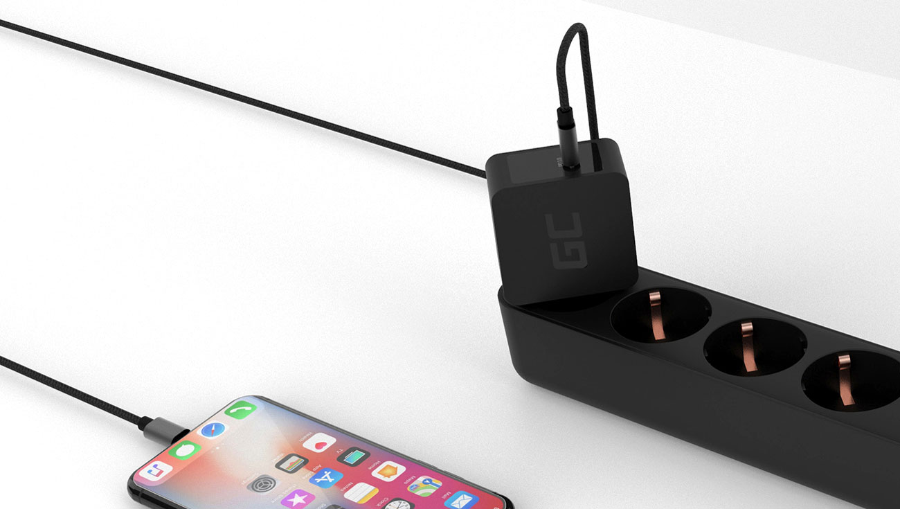 Green Cell Netzladegerät USB-C 18W PD