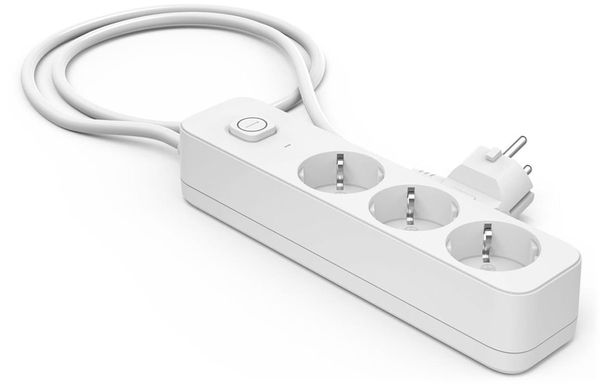 Hama Überspannungsschutz-Steckdosenleiste 3x SCHUKO 1,4 m 3680 W/6000 A