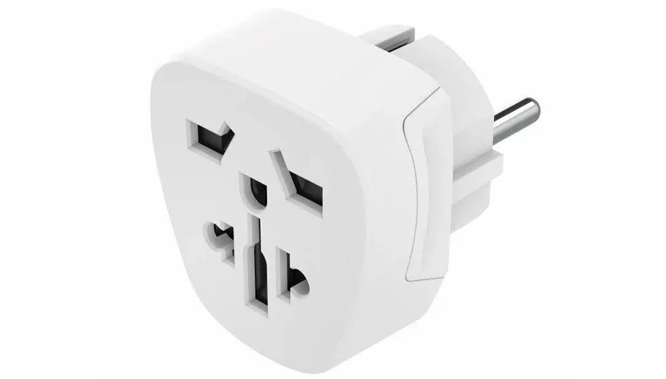 Reiseadapter Hama Basic Steckdose WORLD -> STECKER EU