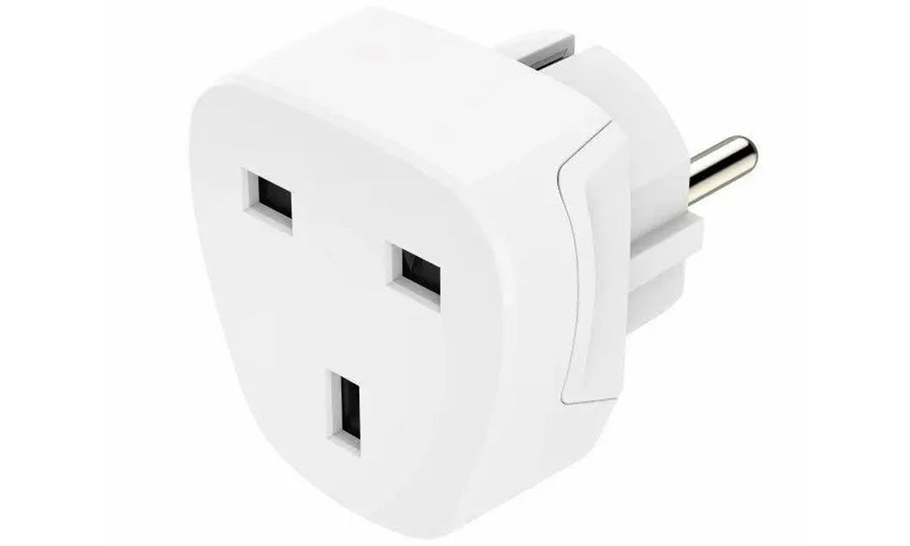 Hama Reiseadapter Basic Steckdose UK -> Stecker EU