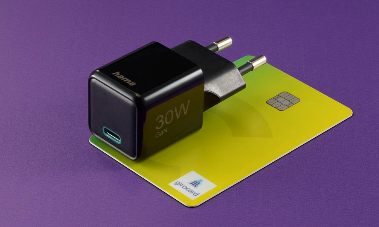 Hama Netzladegerät GaN PD/QC SUPERMINI 30W PD/QC Schwarz