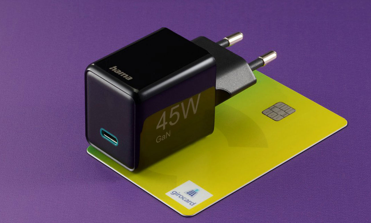 Hama Netzladegerät GaN PD/QC SUPERMINI 30W PD/QC Schwarz