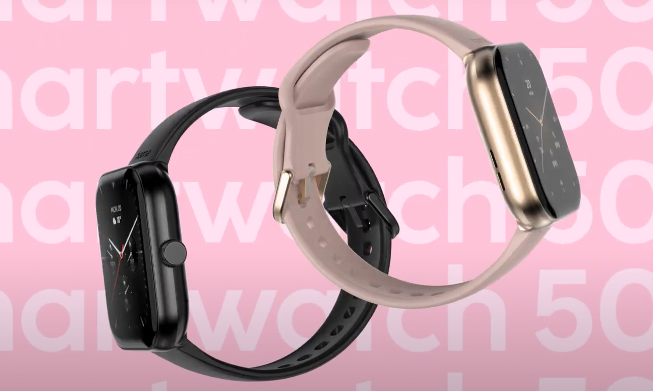 Hama Fit Watch 5000 rosa und schwarz