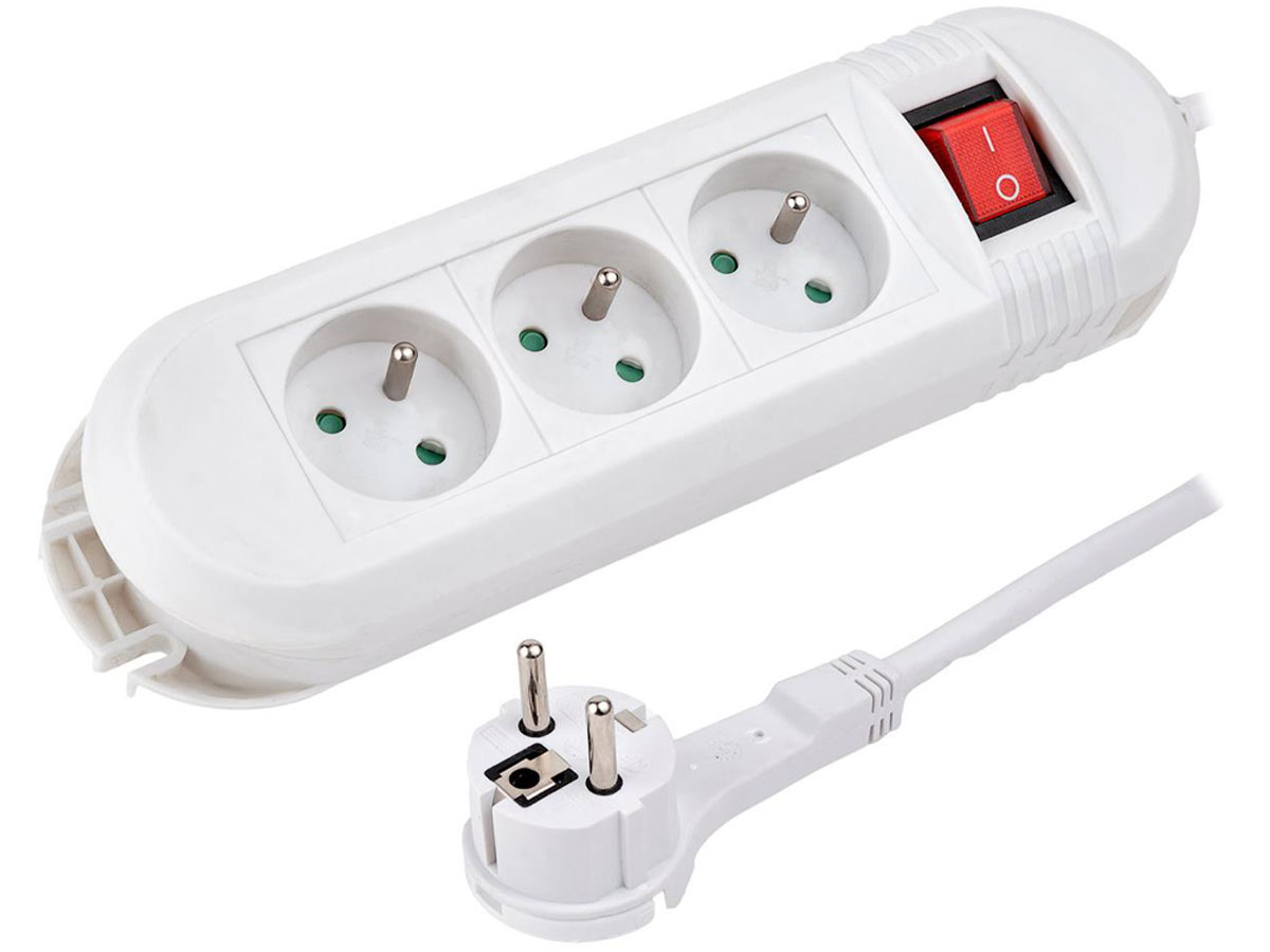 Hama Steckdosenleiste Comfort 3-fach, 1,5 m