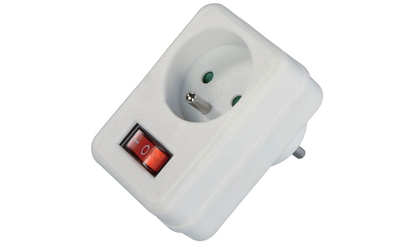 Hama Steckdose mit Schalter
