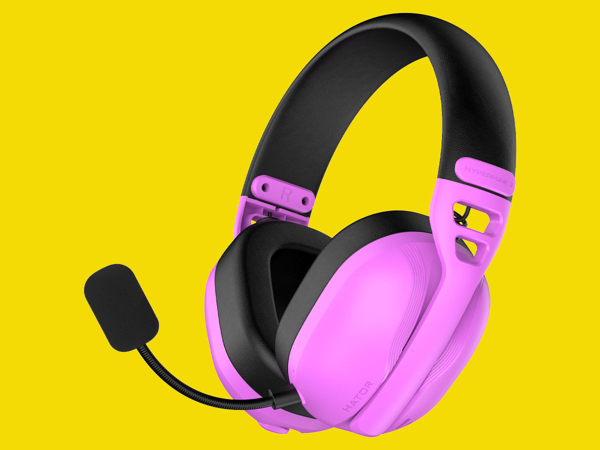 Zusatzgerät Kopfhörer HATOR Hyperpunk 3 Wireless Schwarz-Lila - Grafik