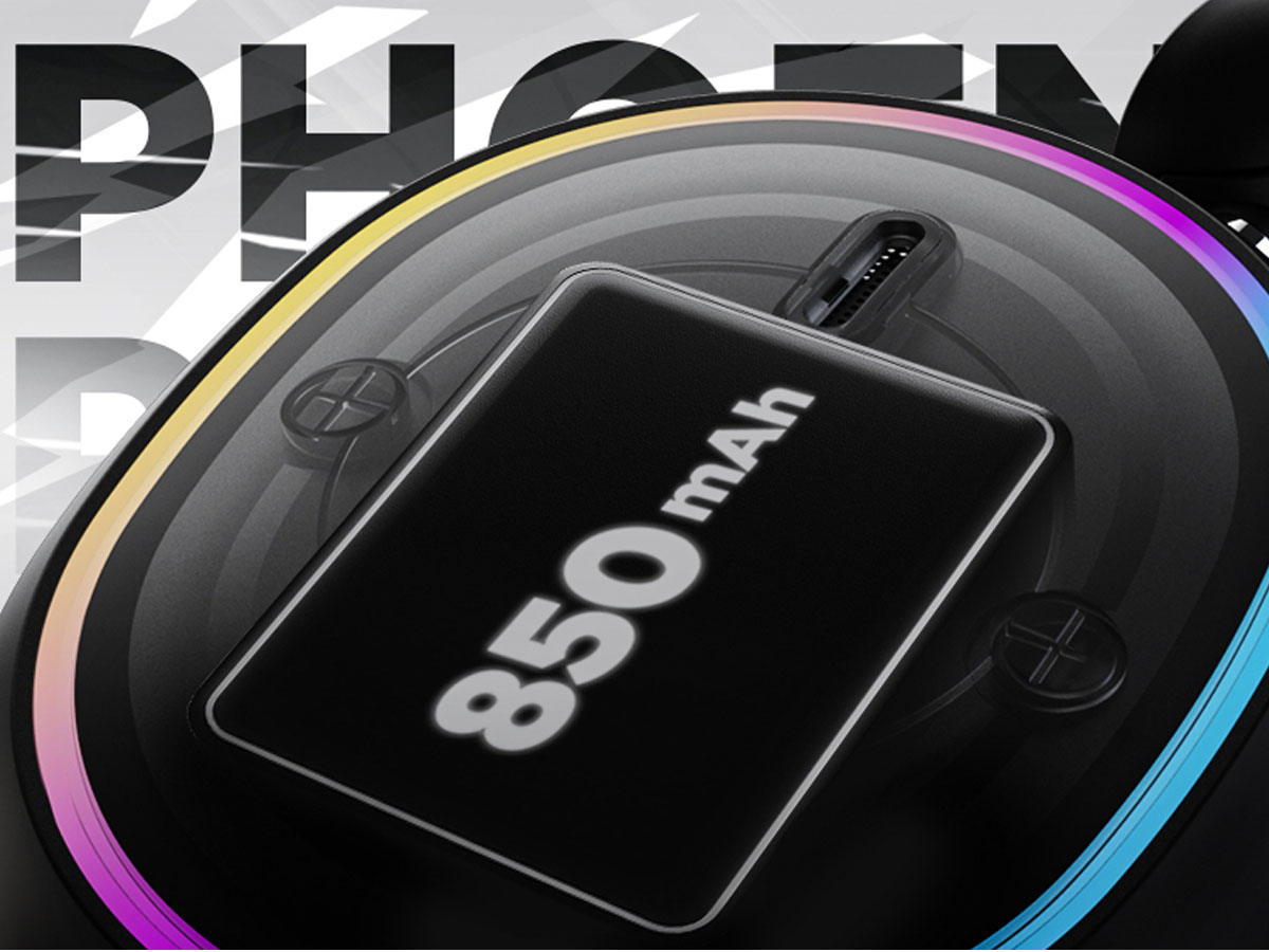 Zusatzgerät Kopfhörer HATOR Phoenix 2 Wireless Schwarz - Grafik