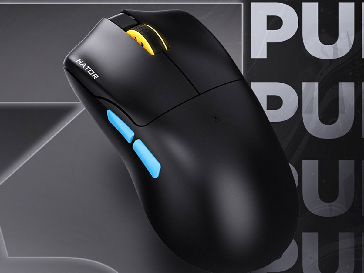 Drahtlose HATOR Pulsar 3 PRO Maus - Lifestyle-Grafik