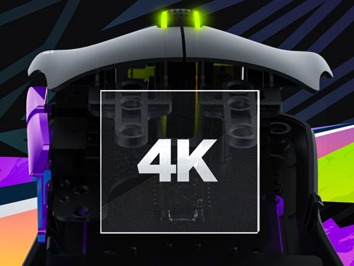 Maus HATOR Pulsar 3 Ultra 4K Wireless Schwarz - Grafik mit Hintergrund