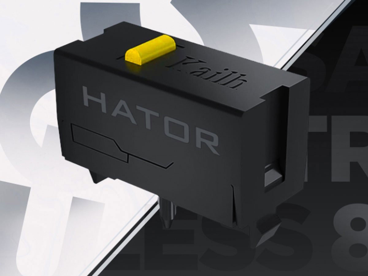 Drahtlose Gaming-Maus HATOR Quasar 3 ULTRA 8K Weiß - Schnelle Reaktion und Langlebigkeit