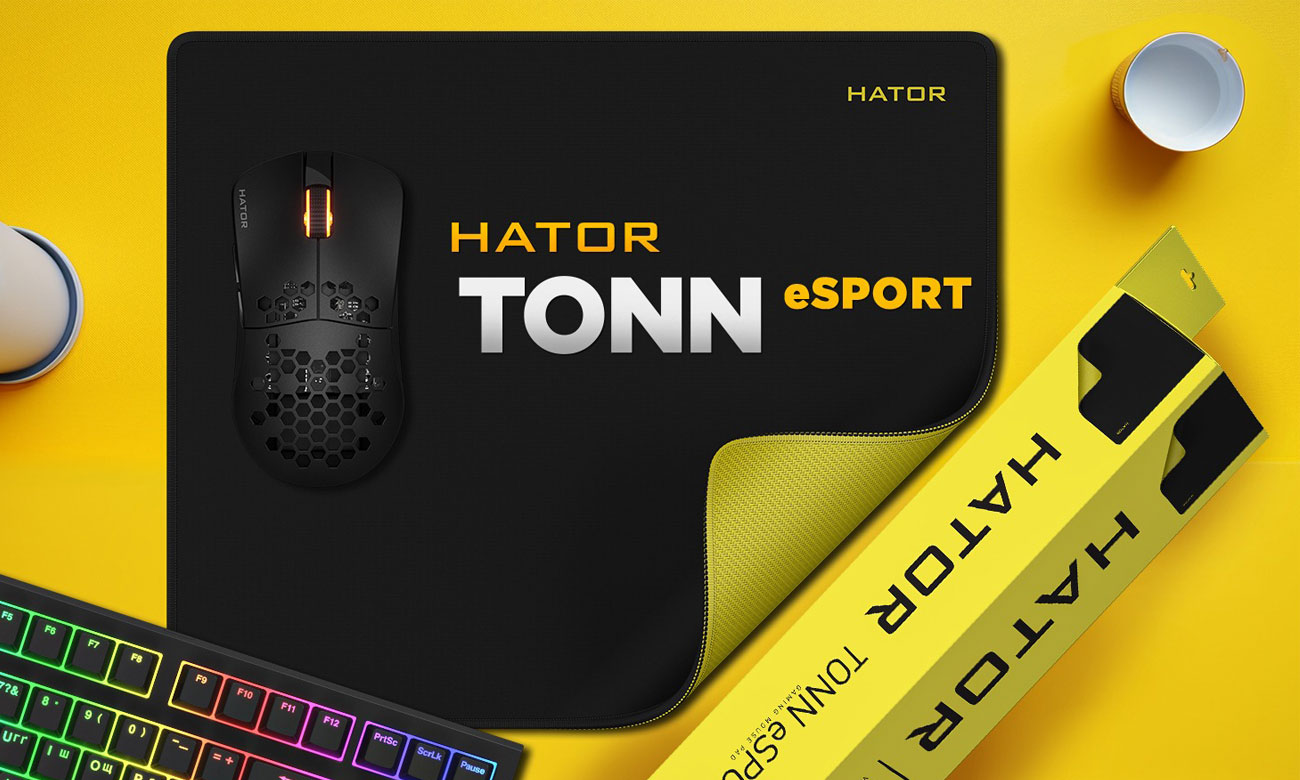 Podkładka pod mysz HATOR Tonn eSport - Grafika lifestyle