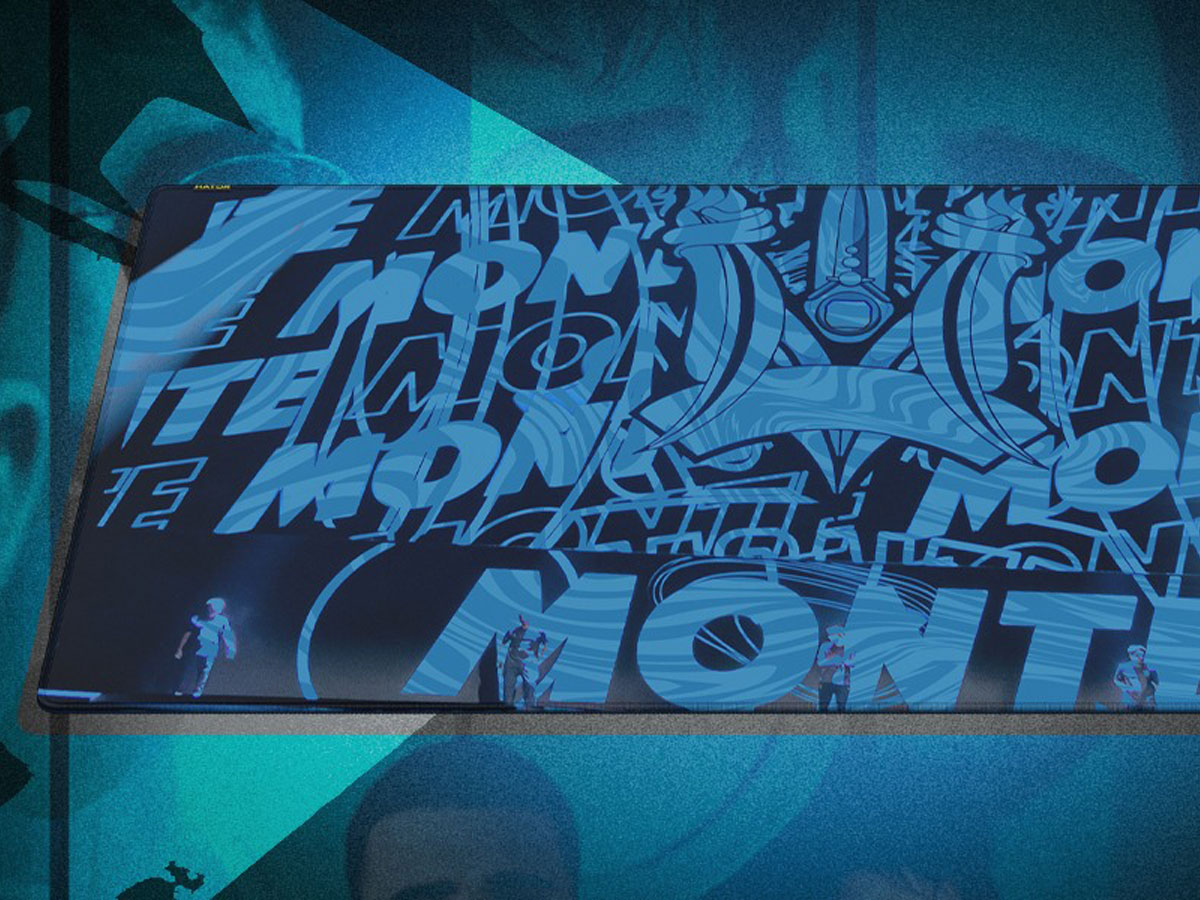 Podkładka pod mysz HATOR Tonn eSport Monte Edition 3XL - Grafika lifestyle