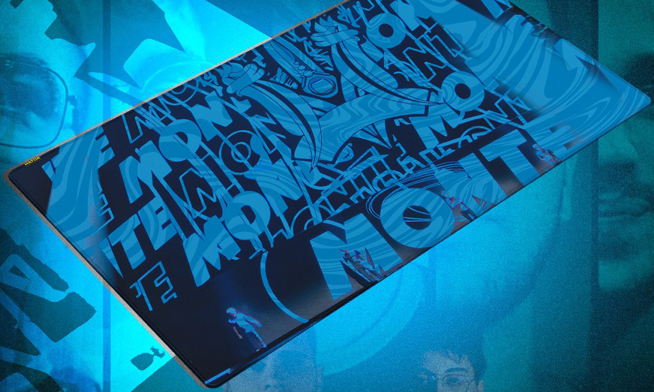 Podkładka pod mysz HATOR Tonn eSport Monte Edition 3XL - Grafika lifestyle