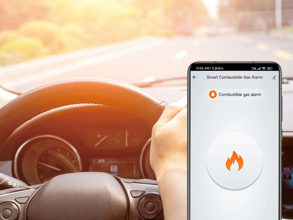 Intelligenter Erdgassensor Heiman ZigBee HS1CG-E – Intelligente Funktionen und Fernsteuerung