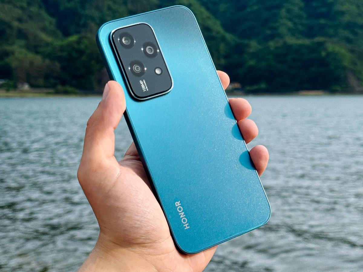 HONOR 200 Lite 5G 256 GB Cyan Lake und seine Kameras